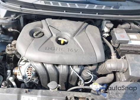 2012 Hyundai Elantra Limited (Ulsan Plant) из США, поврежденный, VIN KMHDH4AE8CU310045